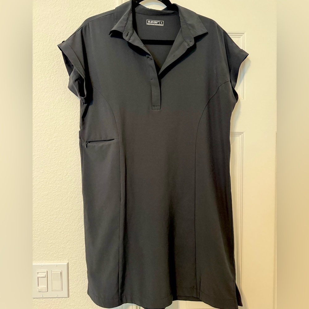 3/ $15 High Tech Women's Black Button Dress Small